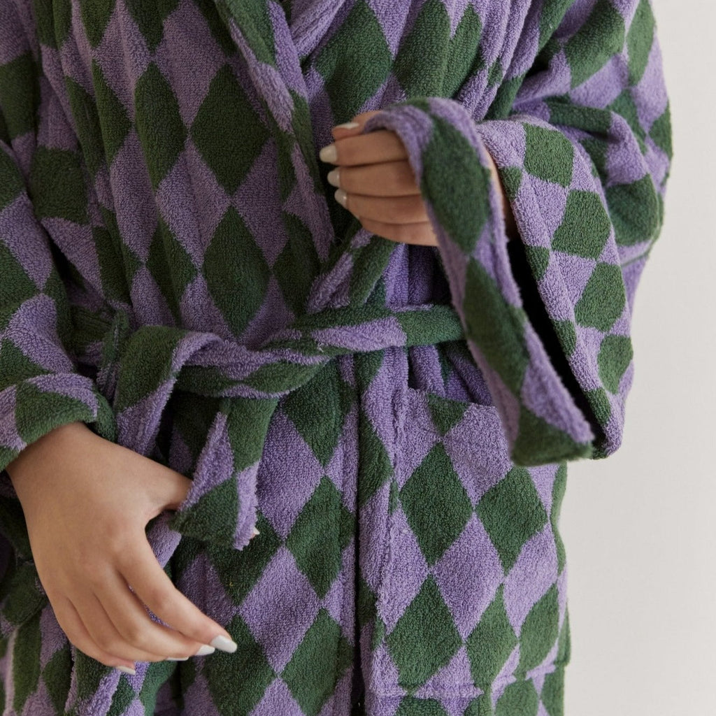 Queen of Diamonds Bathrobe Unisex Collection