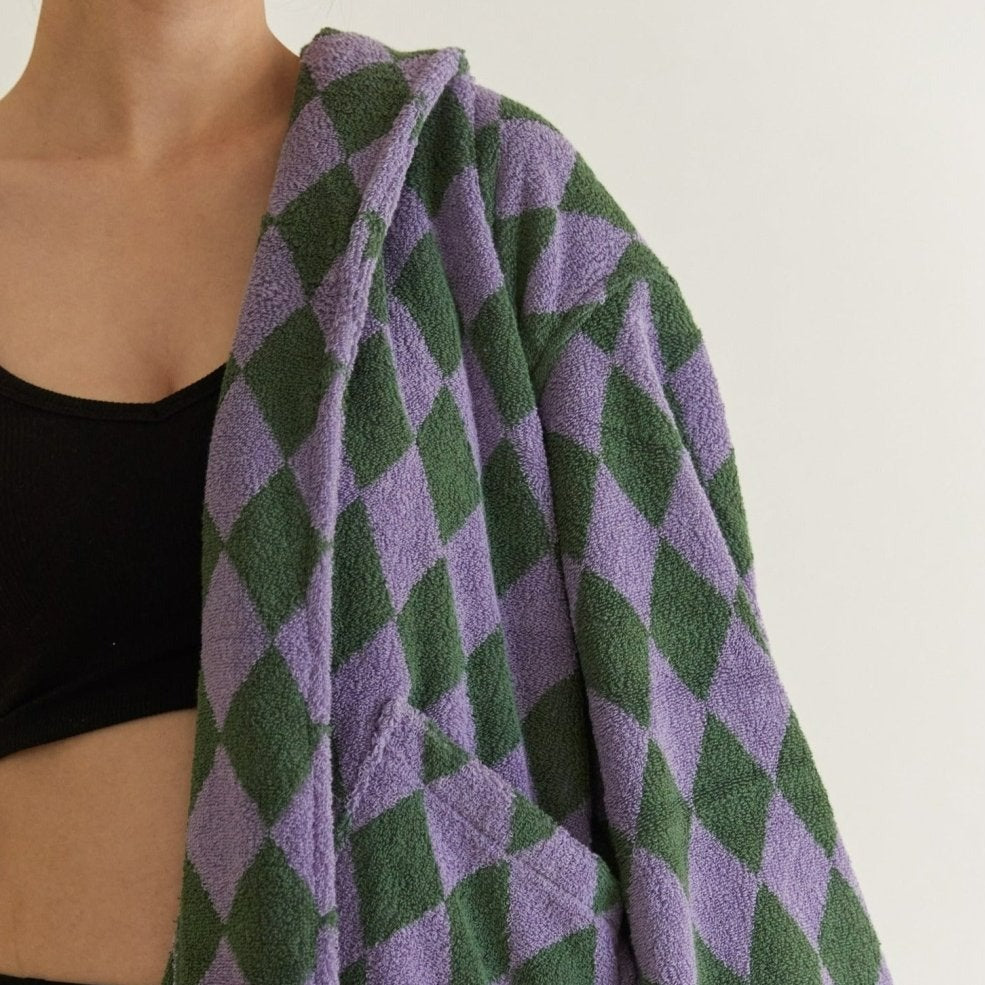 Queen of Diamonds Bathrobe Unisex Collection