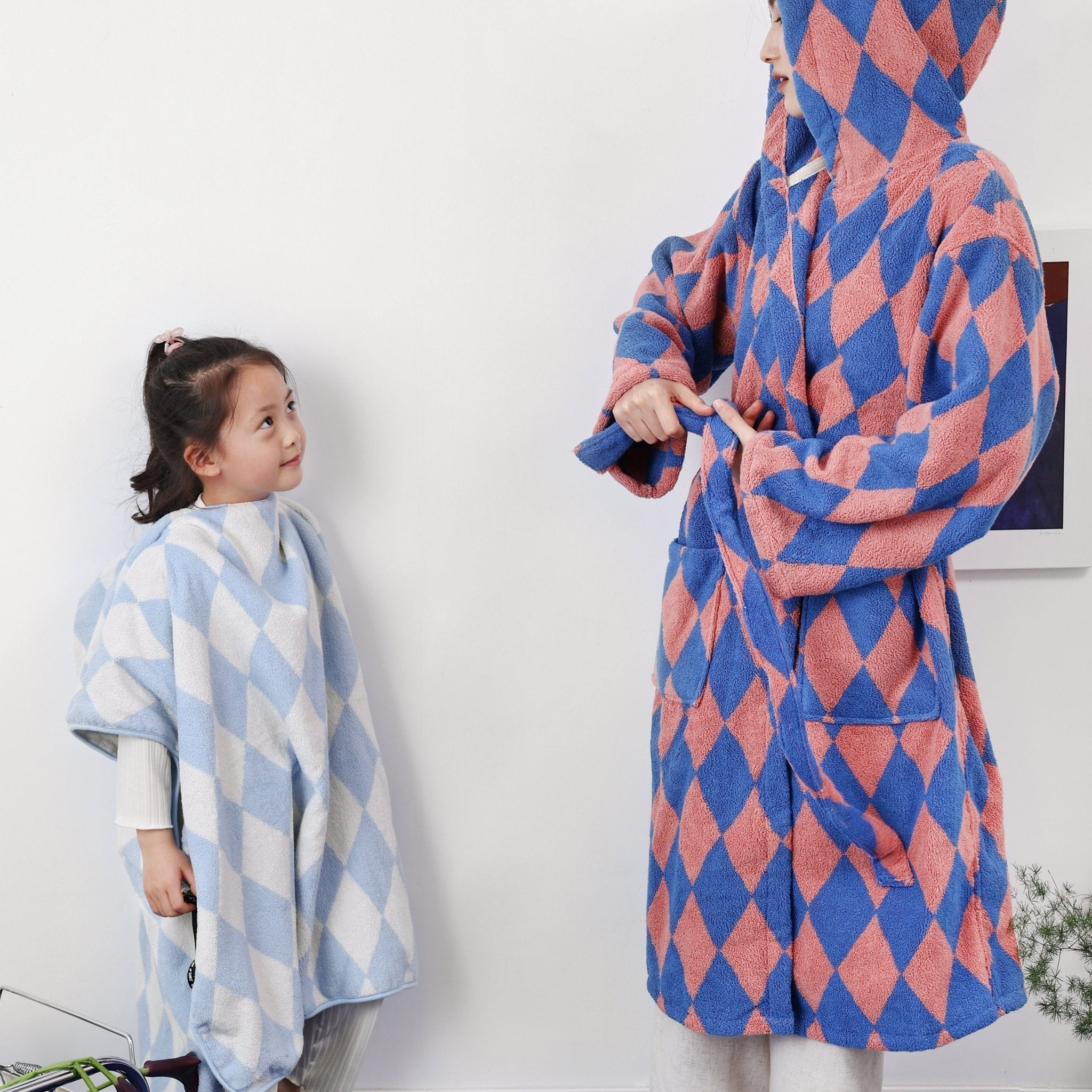 Funky Diamonds Bathrobe Unisex Collection
