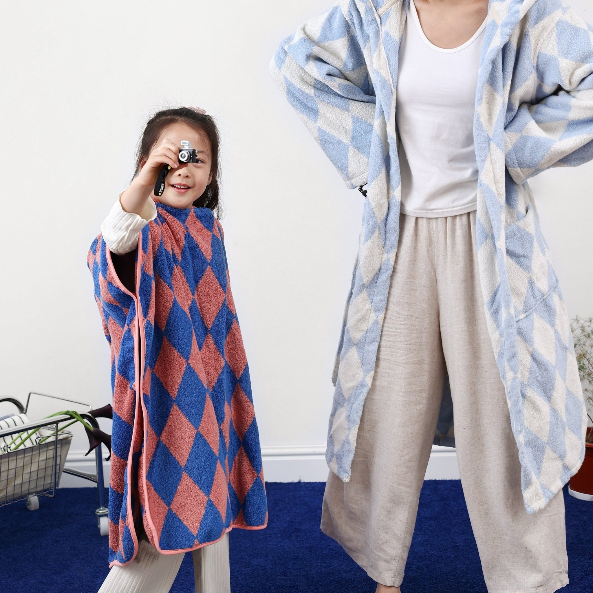 Funky Diamonds Bathrobe Unisex Collection