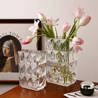 Glass Square Vase