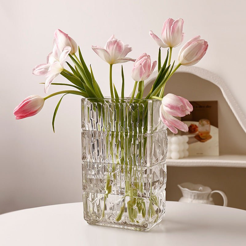 Glass Square Vase