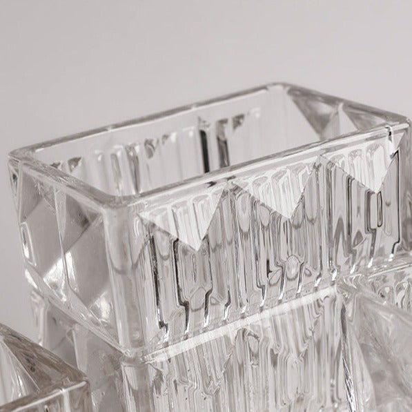 Glass Square Vase