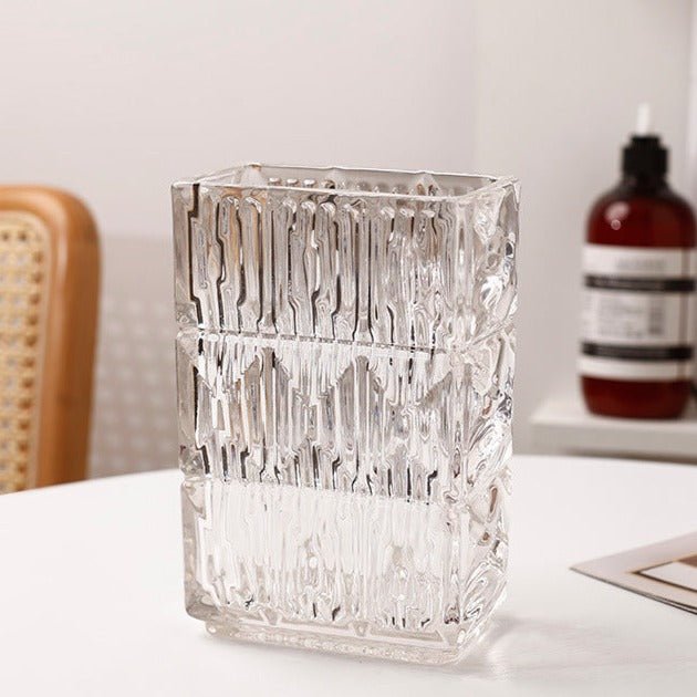 Glass Square Vase