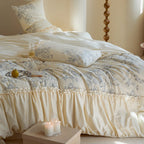 French Vintage Long-Staple Ruffle Bedding