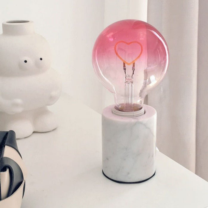 Glowing Heart Lamp