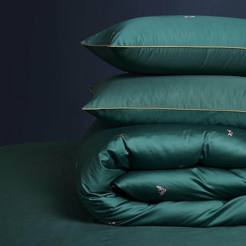 Gold Bee Bedding Quilt Cover Set - FINAL SALE