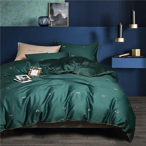 Gold Bee Bedding Quilt Cover Set