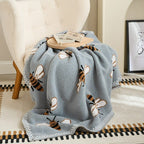 Gold Bee Blanket & Cushion
