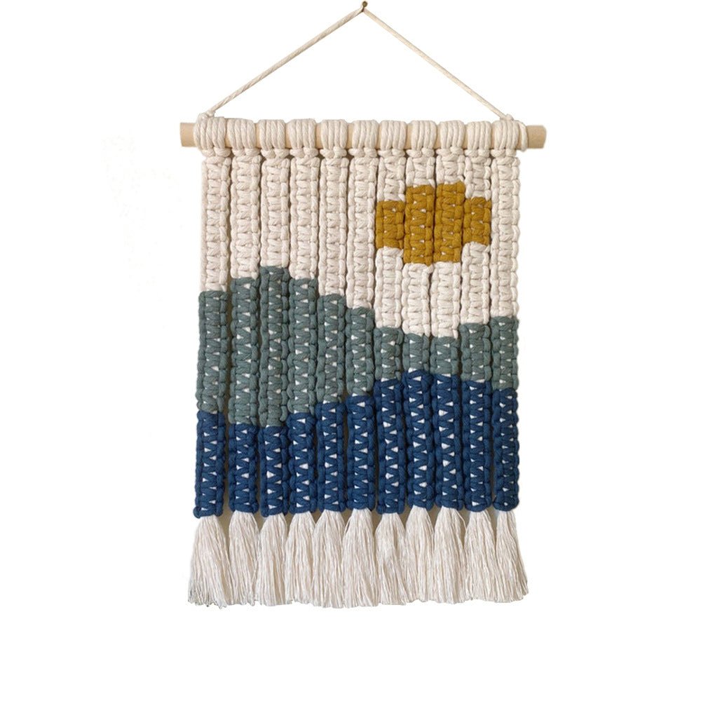 Golden Hour Macrame Wall Decor