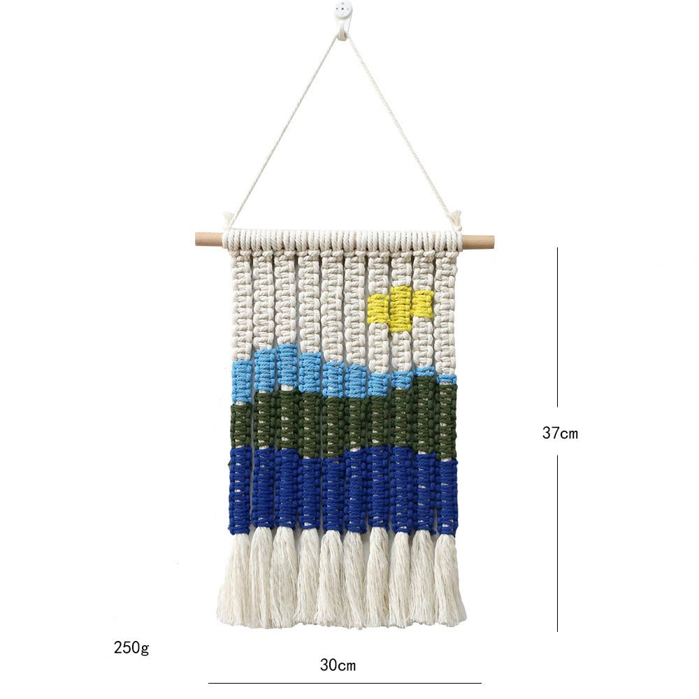 Golden Hour Macrame Wall Decor