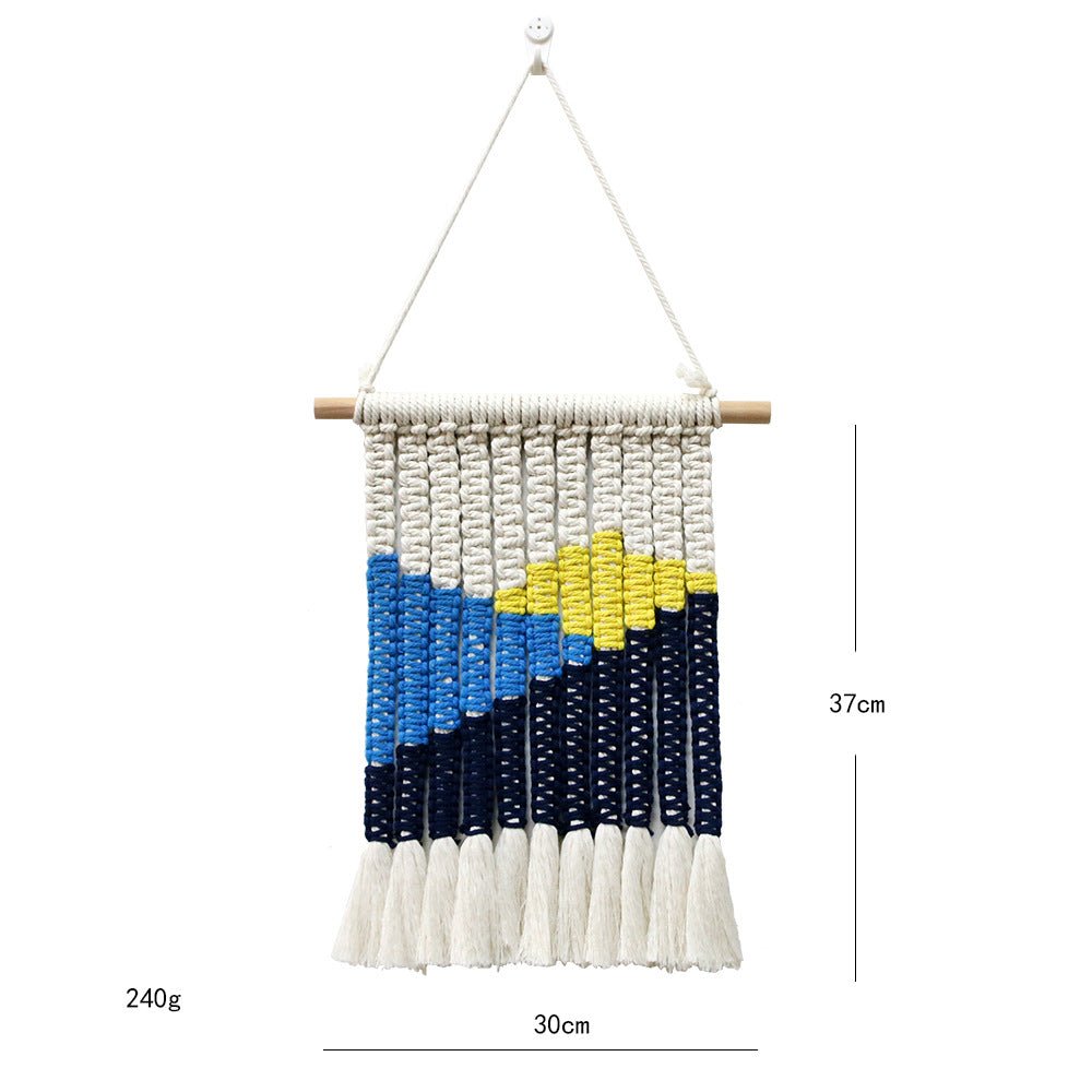 Golden Hour Macrame Wall Decor