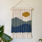 Golden Hour Macrame Wall Decor