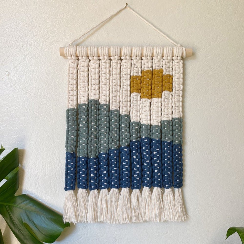 Golden Hour Macrame Wall Decor