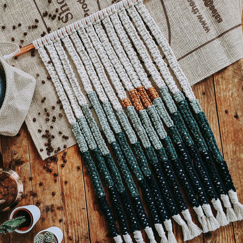 Golden Hour Macrame Wall Decor