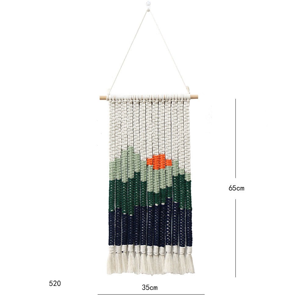 Golden Hour Macrame Wall Decor