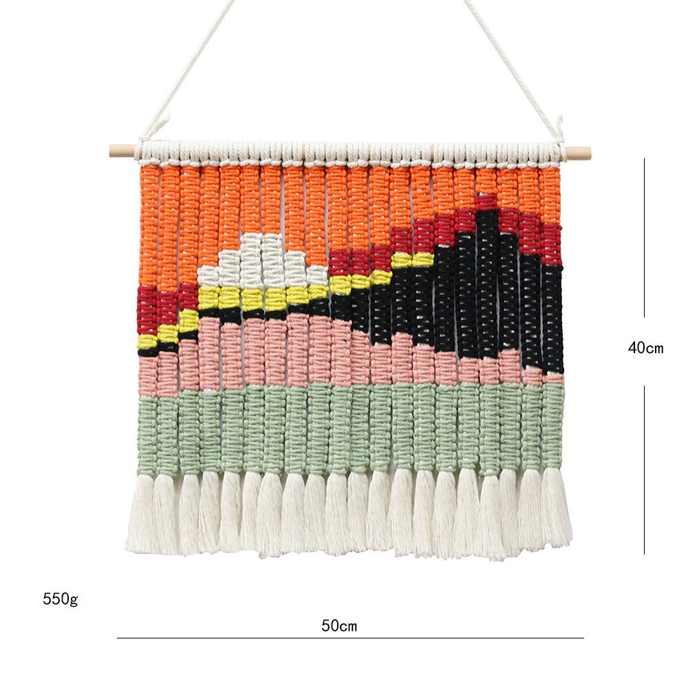 Golden Hour Macrame Wall Decor