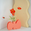 Growing Leaves Acrylic Vase