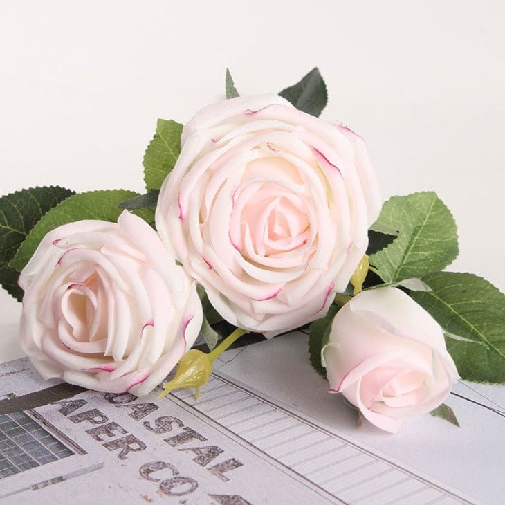 Half Dozen Artificial Misty Roses