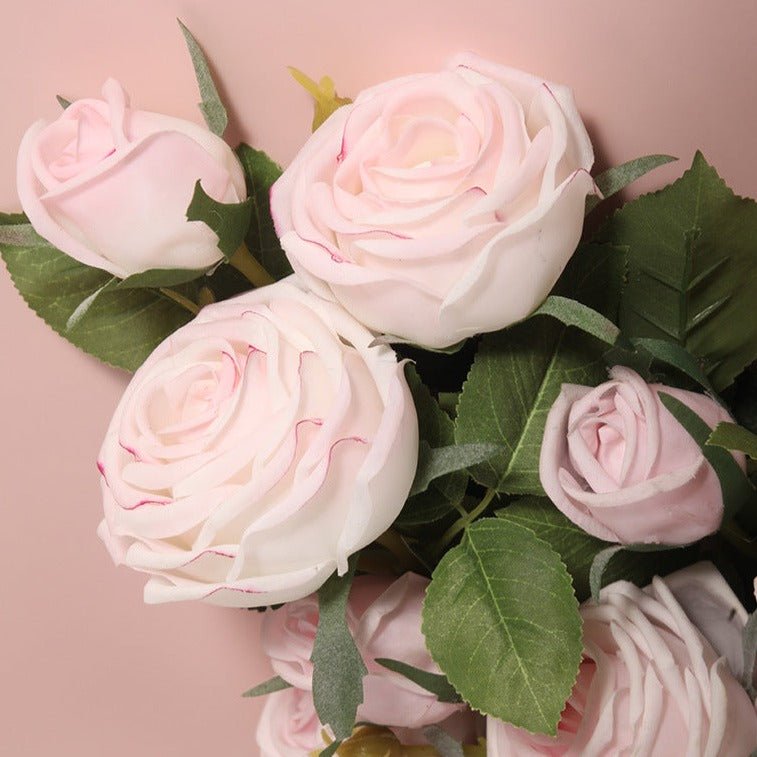 Half Dozen Artificial Misty Roses