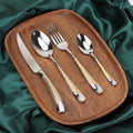 Honeycomb Grooved Stainless Steel Cutlery Set