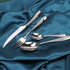 Honeycomb Grooved Stainless Steel Cutlery Set