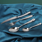 Honeycomb Grooved Stainless Steel Cutlery Set