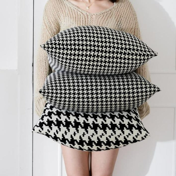 Classic Houndstooth Cushion