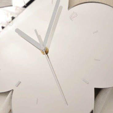 Irregular Flower Acrylic Mirror Clock