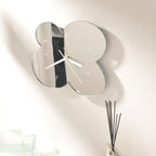 Irregular Flower Acrylic Mirror Clock