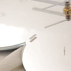Irregular Flower Acrylic Mirror Clock