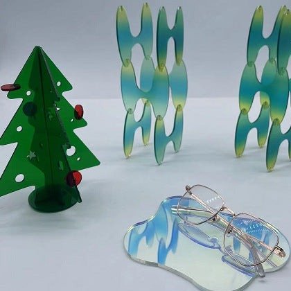 Polygonal Transparent Acrylic Coaster