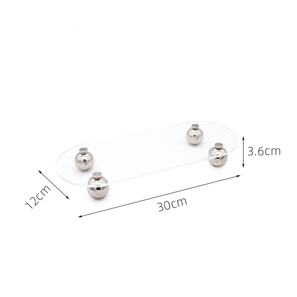Polygonal Transparent Acrylic Tray