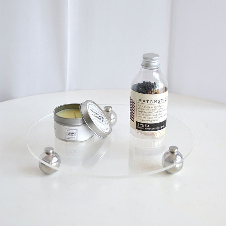 Polygonal Transparent Acrylic Tray