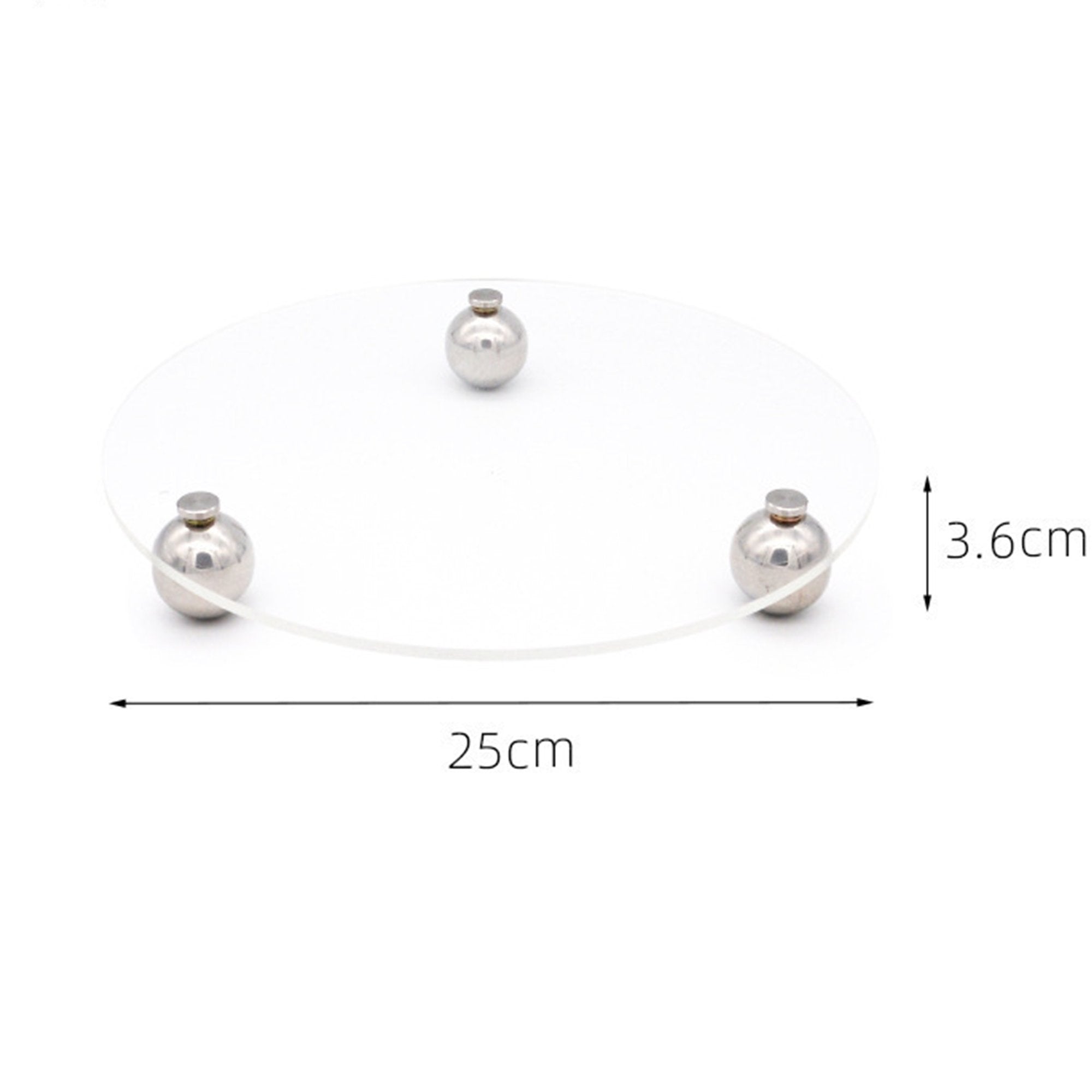 Polygonal Transparent Acrylic Tray