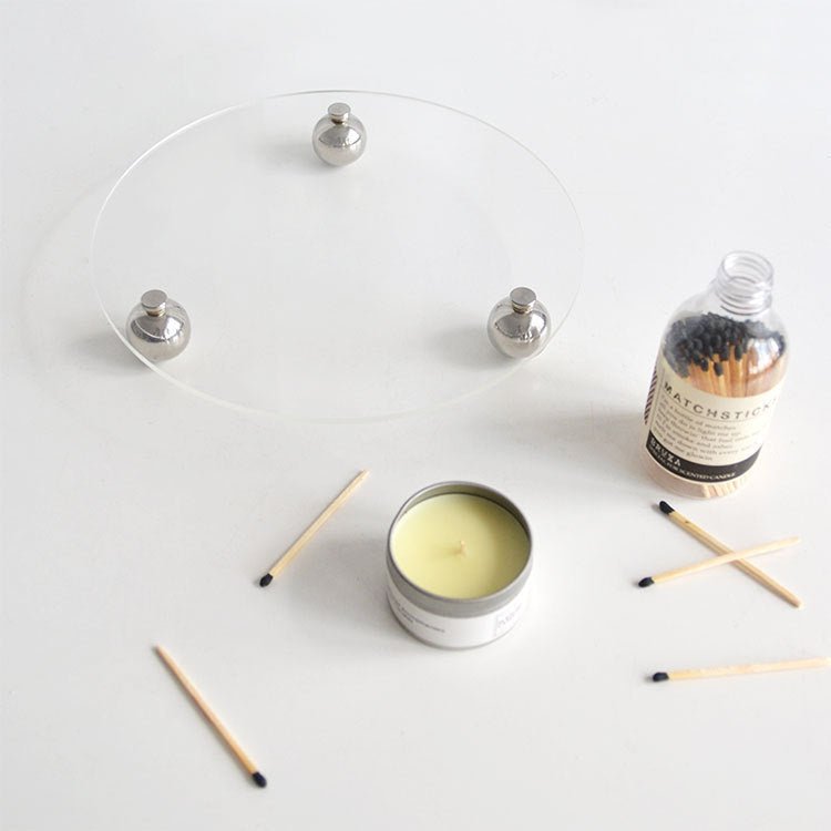 Polygonal Transparent Acrylic Tray