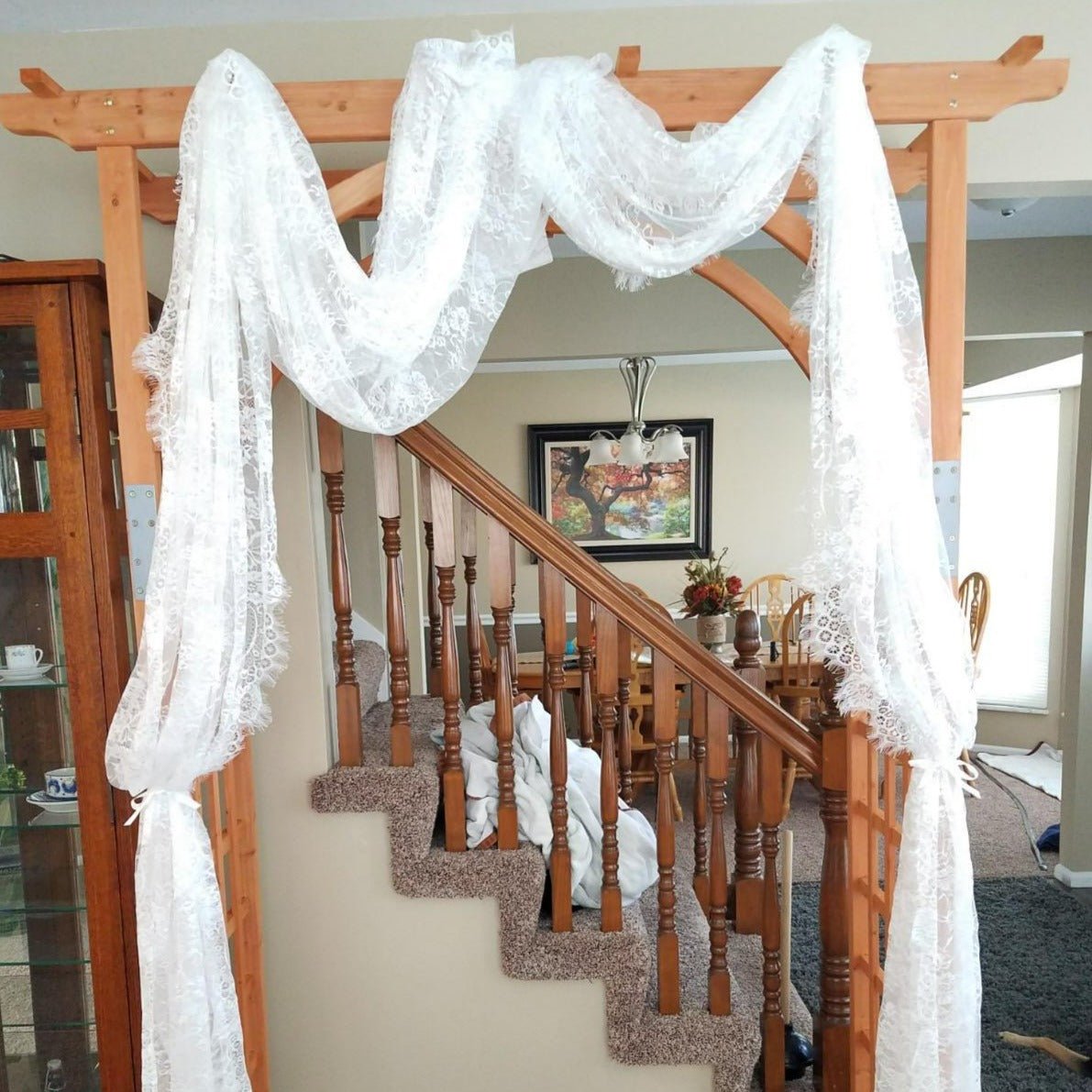 Joyful Lace Table Runner