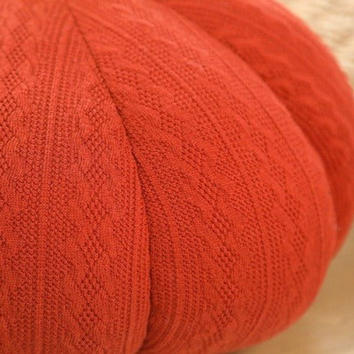 Knitted Pumpkin Cushion