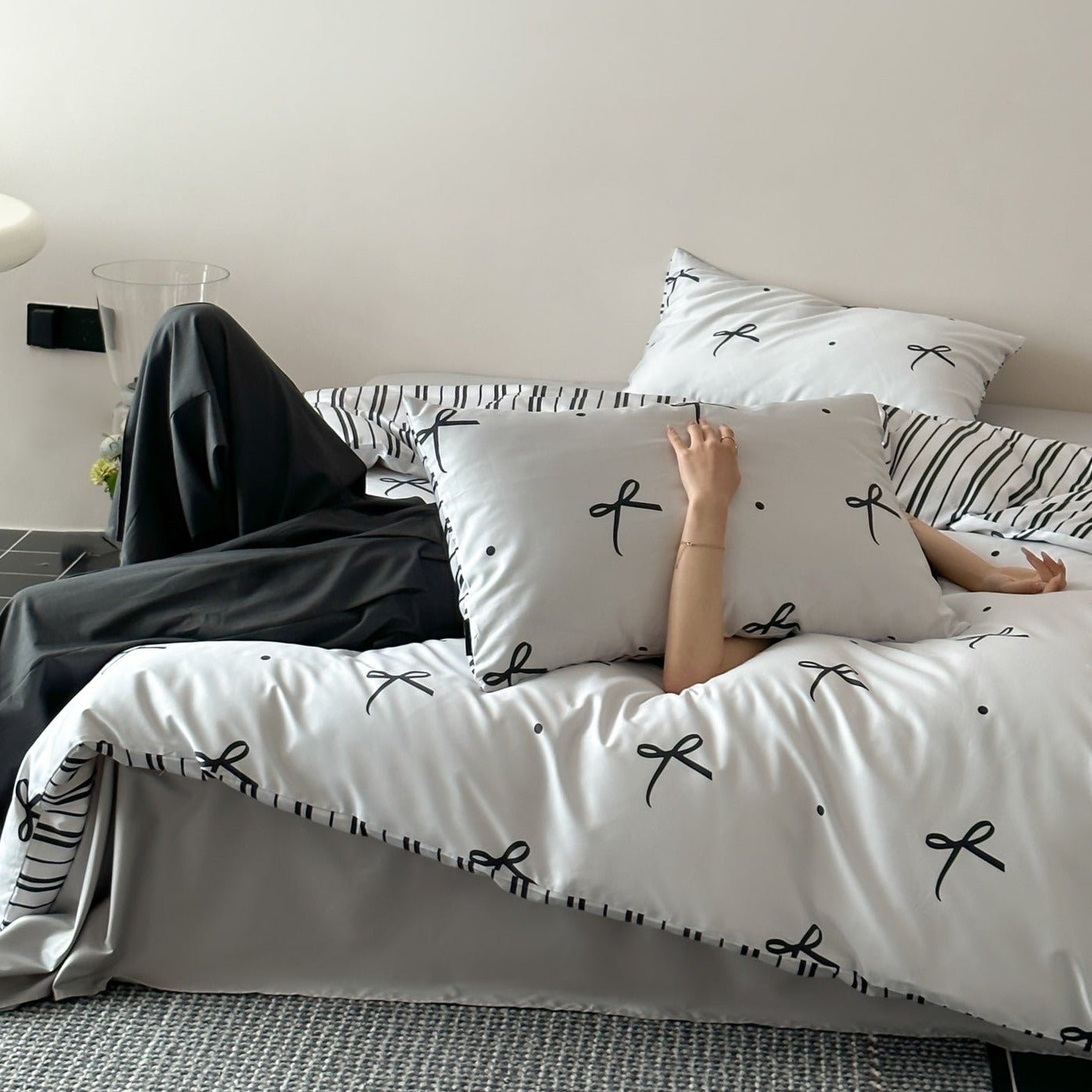 Lacey Bows Bedding Set