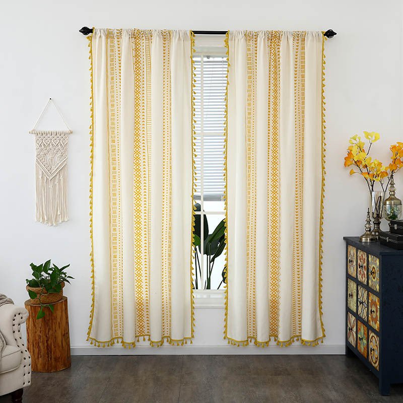 Lemon Splice Curtain