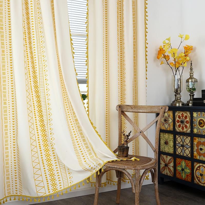 Lemon Splice Curtain