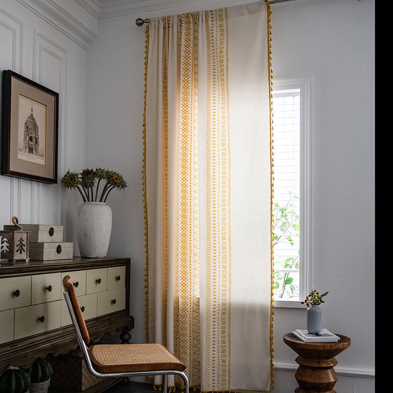 Lemon Splice Curtain