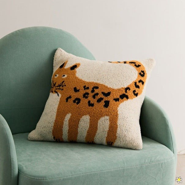 Leopard Blanket & Cushion