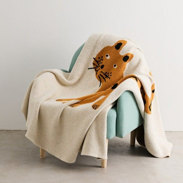 Leopard Blanket & Cushion