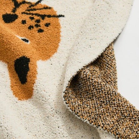 Leopard Blanket & Cushion