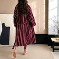 Lisbon Stripe Bathrobe Unisex Collection