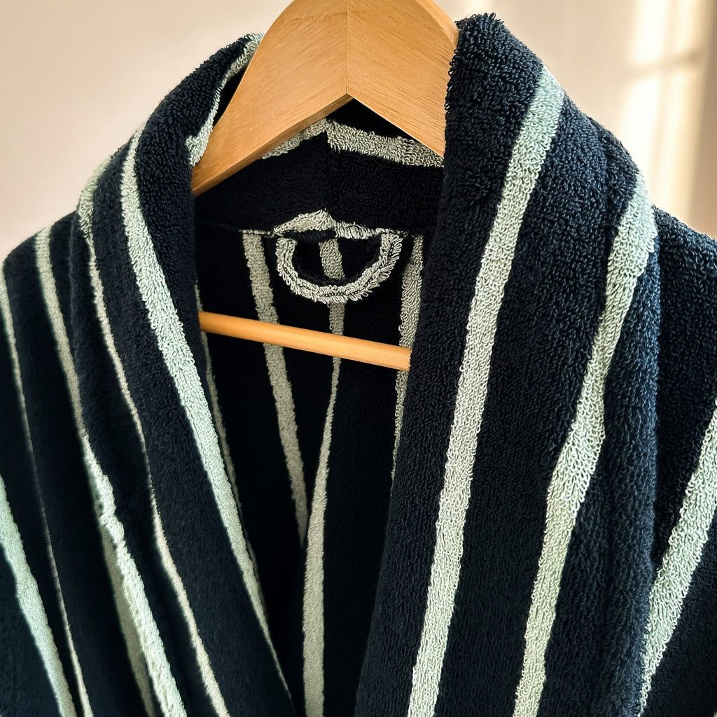 Lisbon Stripe Bathrobe Unisex Collection
