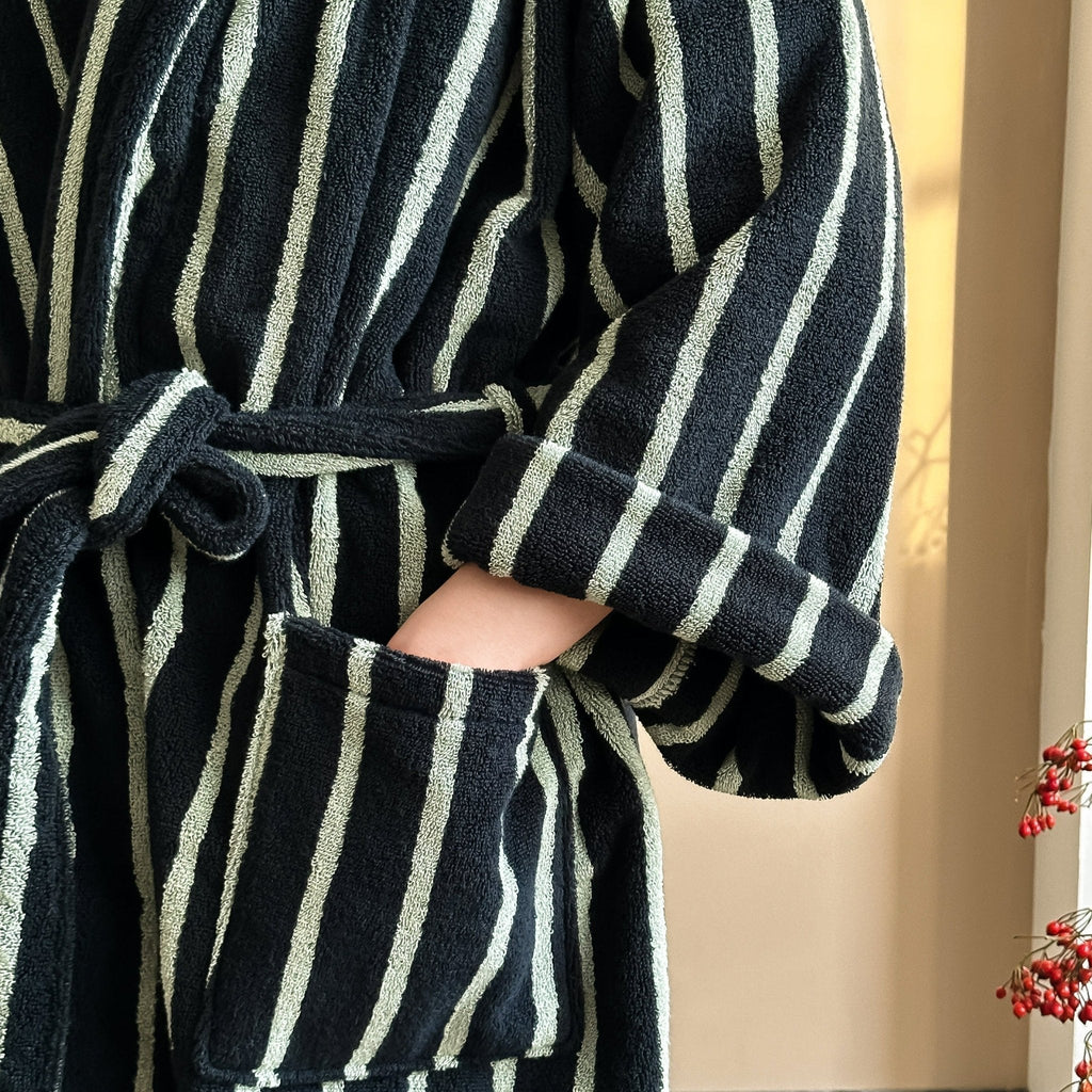 Lisbon Stripe Bathrobe Unisex Collection