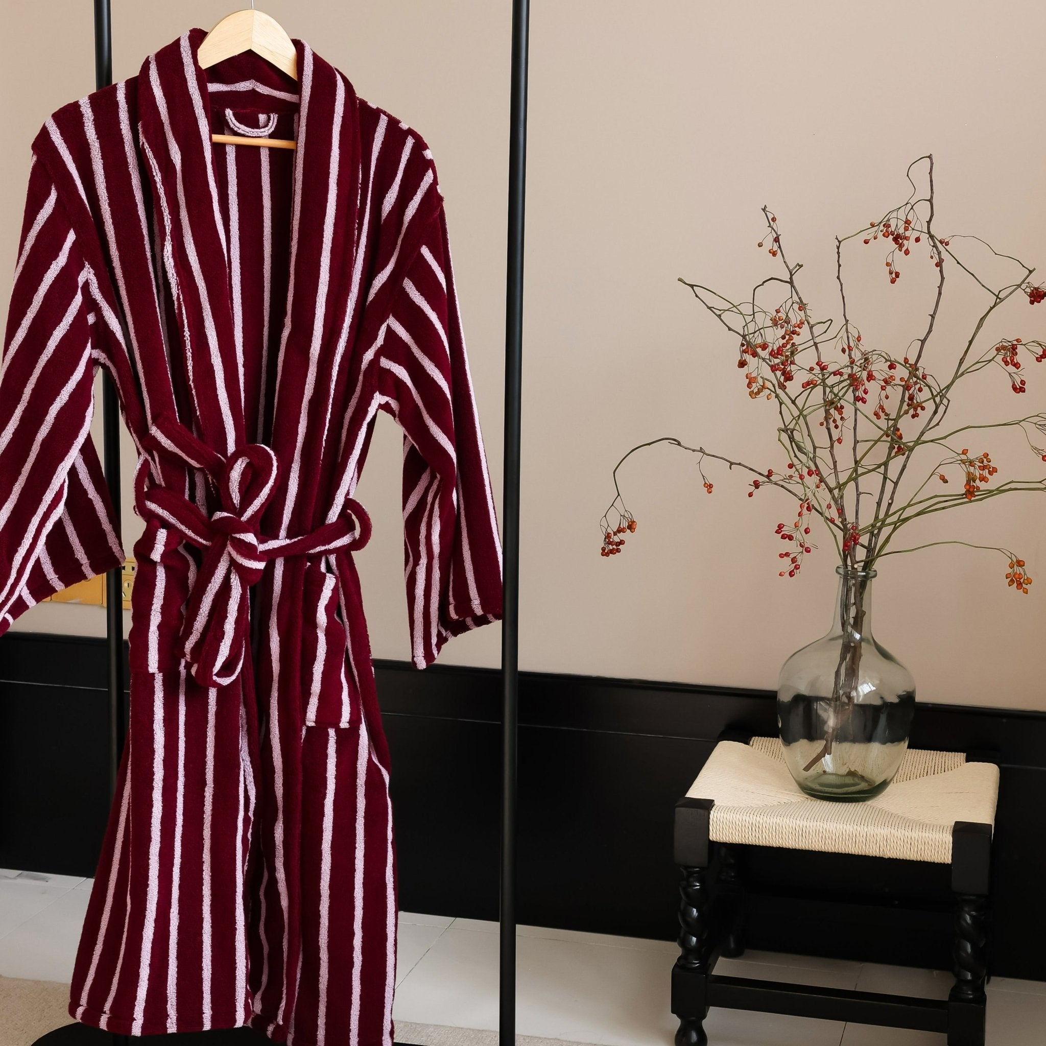 Lisbon Stripe Bathrobe Unisex Collection