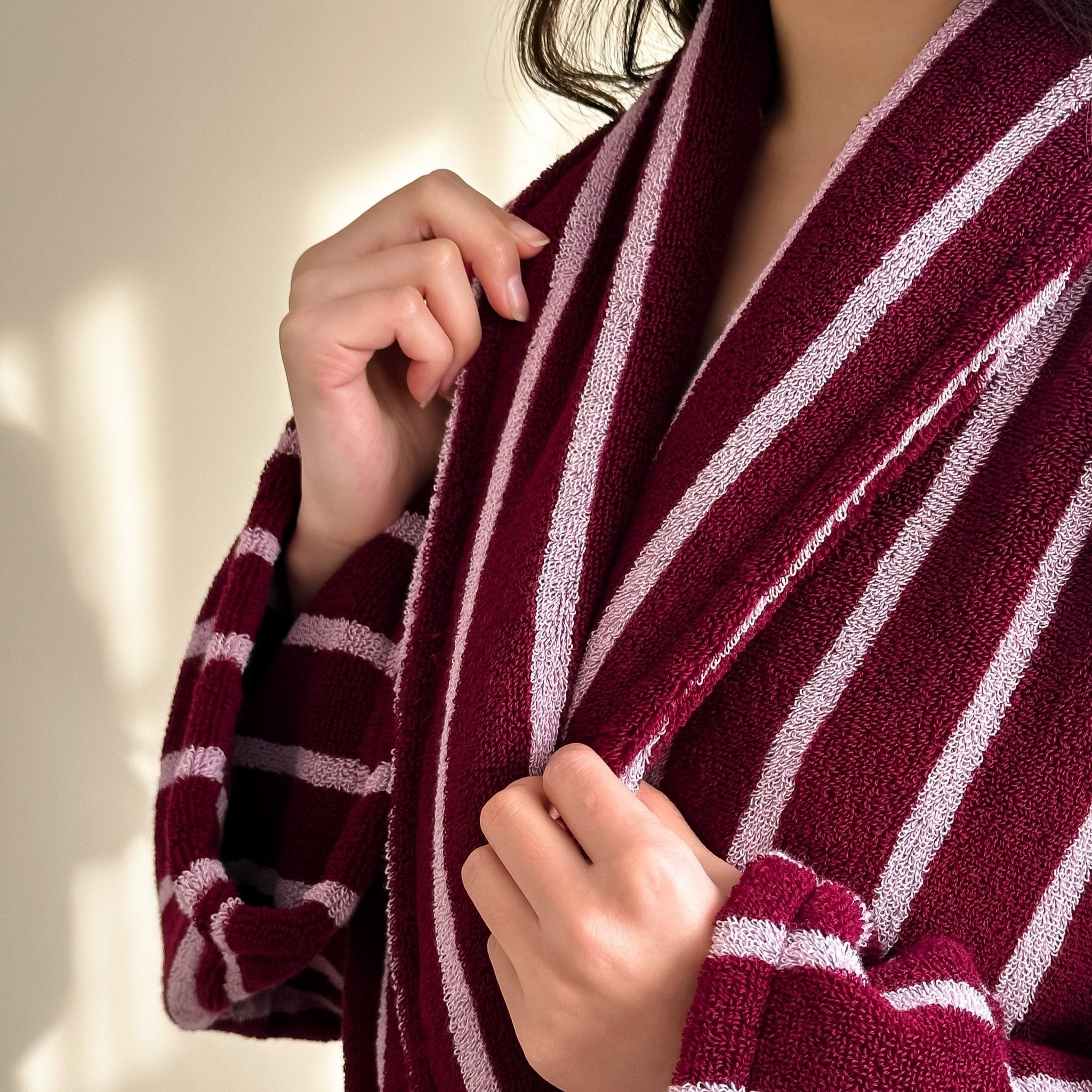 Lisbon Stripe Bathrobe Unisex Collection
